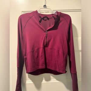Lululemon size 8 Maroon Zip Up